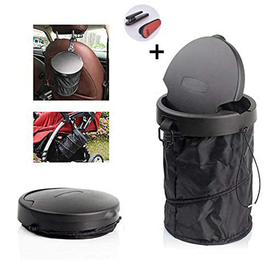 Car Trash Can Traveling Portable Garbage Dustbin Multifunction Storage Organizer