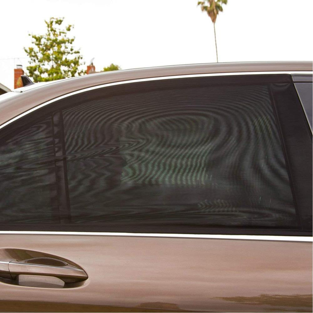Universal Car Rear Side Window Sun Shade UV Protection Mesh Curtain