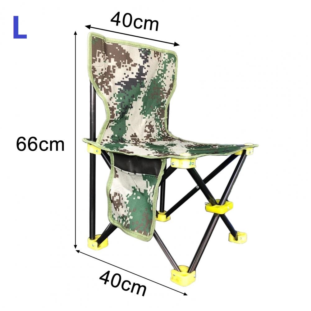 Outdoor Chair Portable Oxford Backrest Fishing Canvas Chair