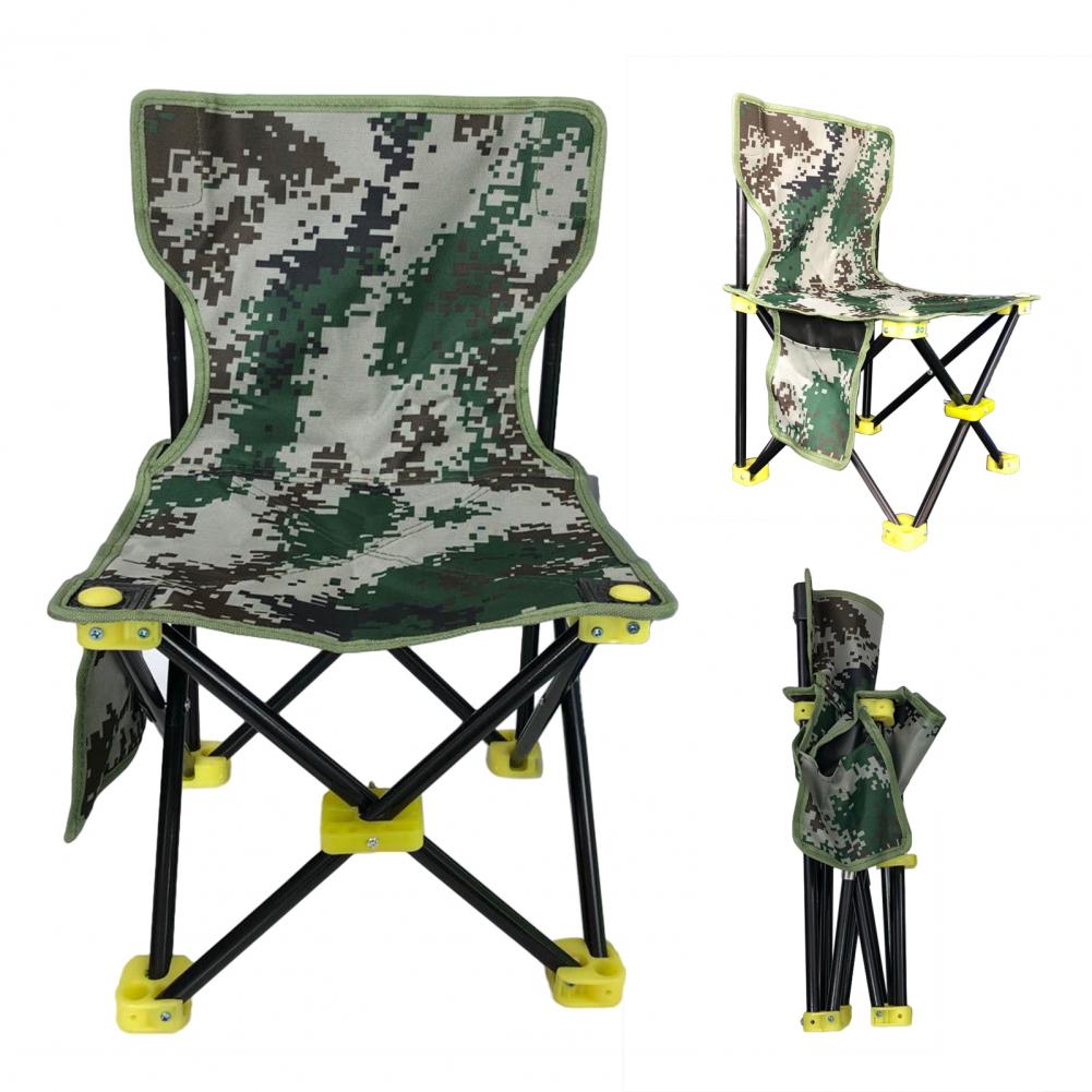 Outdoor Chair Portable Oxford Backrest Fishing Canvas Chair