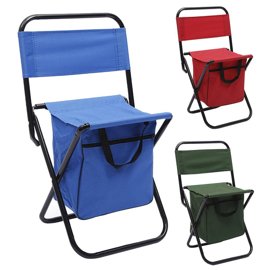 Folding Camping Fishing Chair Portable Backpack Chair