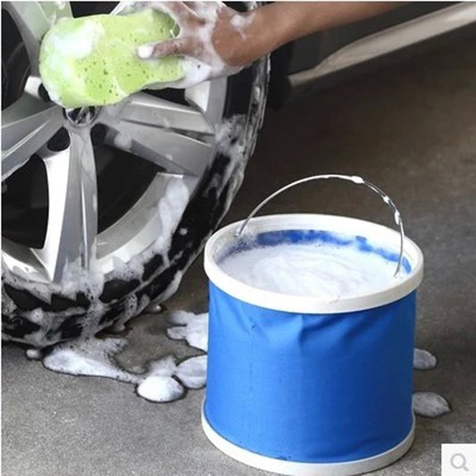 Car Wash Clean Bucket Portable Folding Bucket Folding Camping