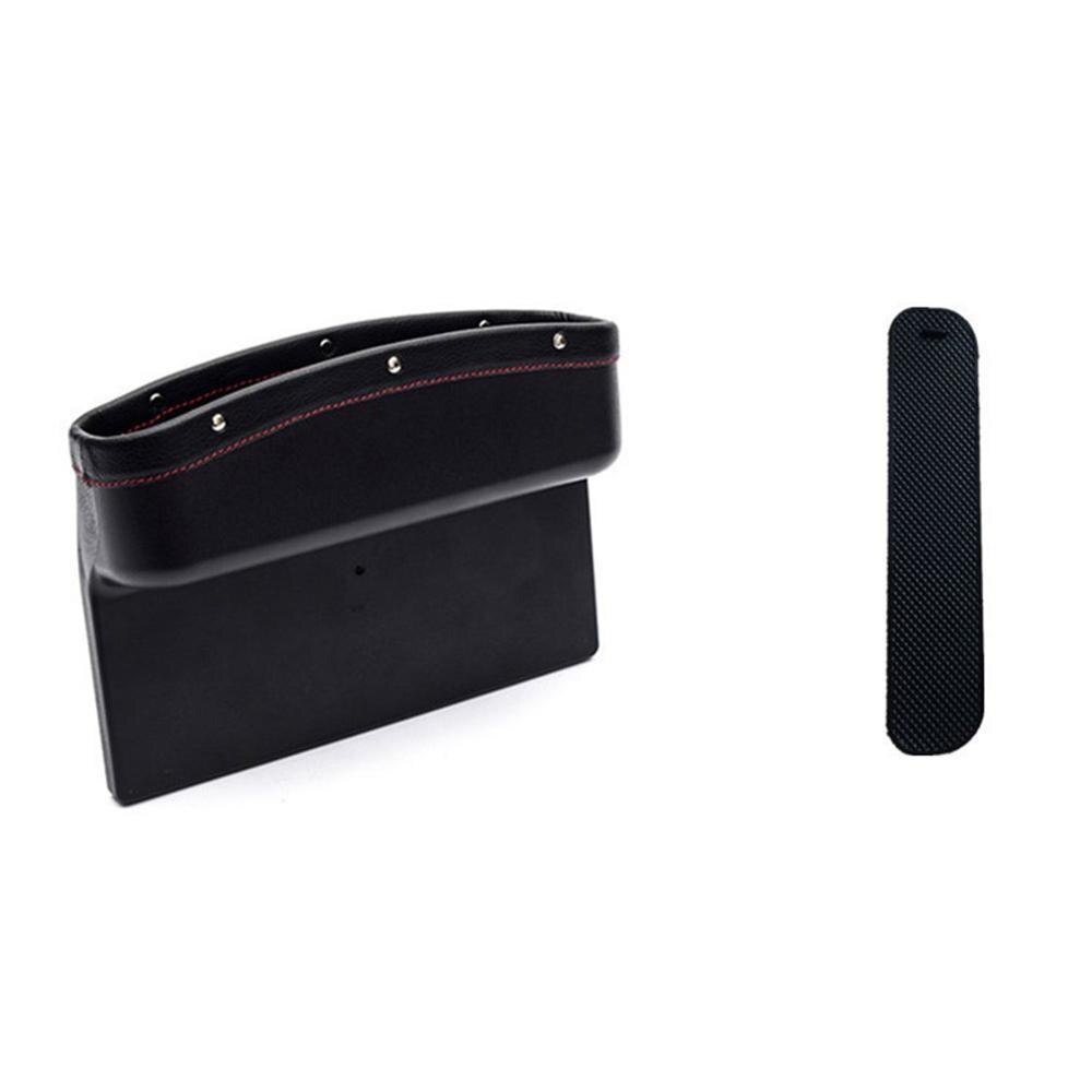 Car Seat Storage Box Portable Multifunctional Leather Gap Box Organizer