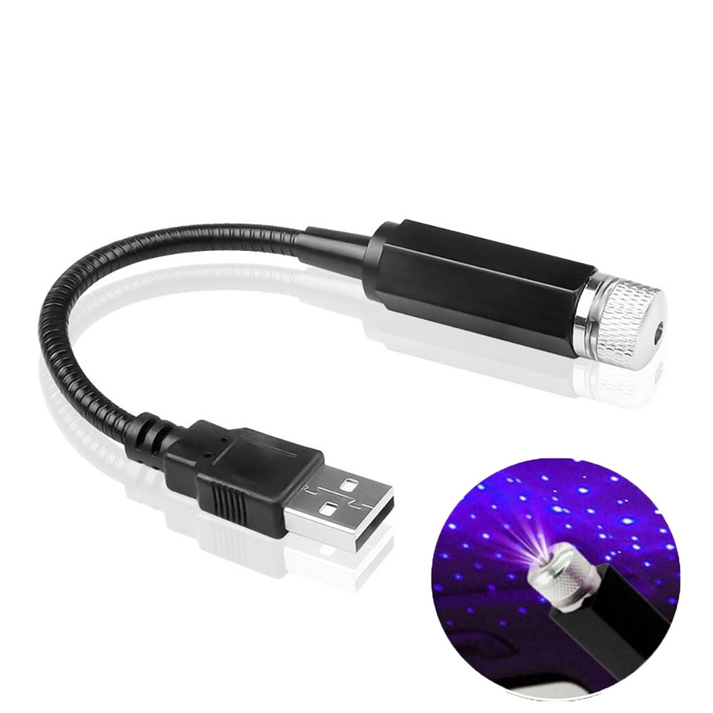 Romantic LED Car Star Night USB Decorative Projector Atmosphere Galaxy Lamp