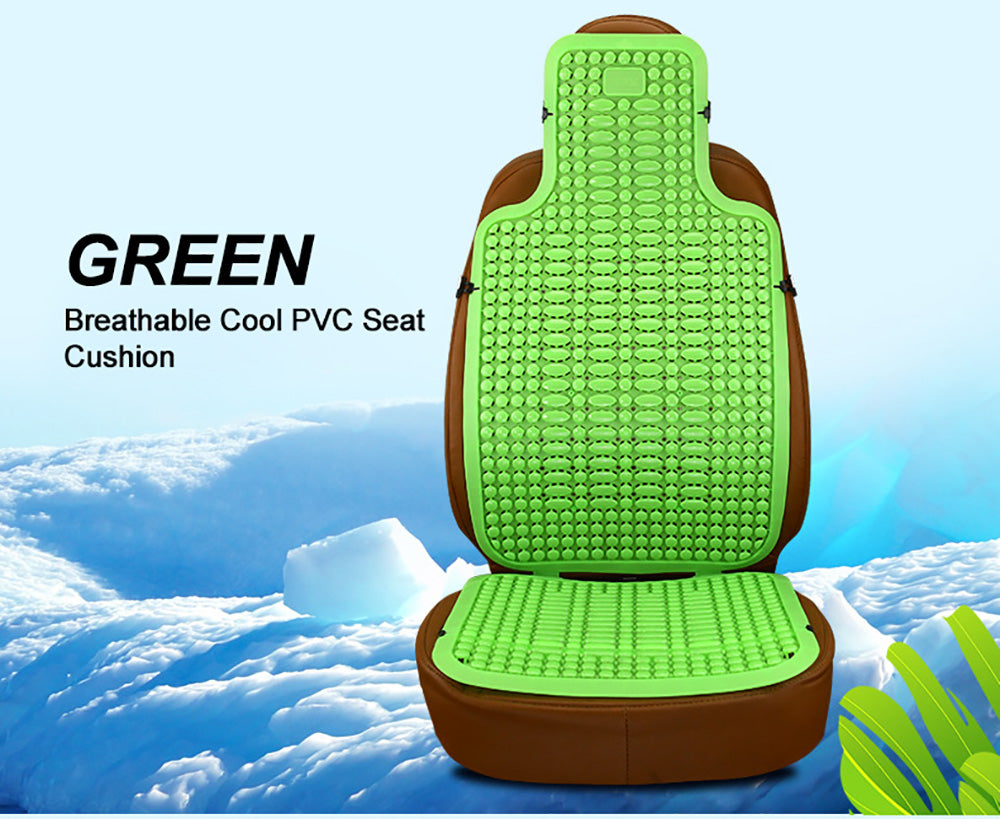 Car Seat Cover Summer Cooling Front Cover Plastic Fabric Seat Cushion 2Pc/Set