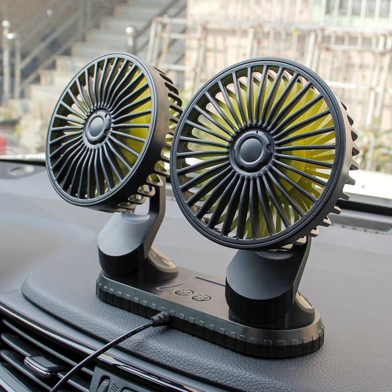 Car Fan Universal Large Wind Three Speed Control USB 5V Mini Fan 5.5 Inch
