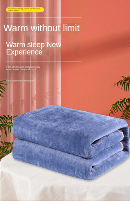 Winter Flannel Electric Blanket Thicker Heater Warmer Blanket Cushion
