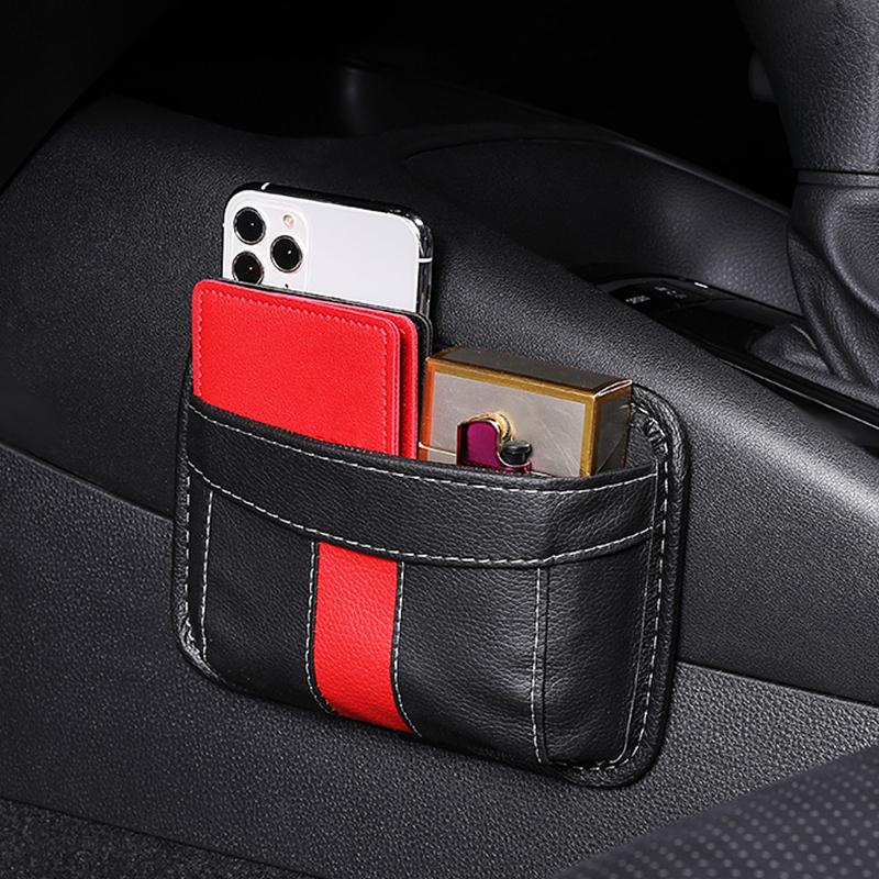 Car Storage SmallPocket Seat Side/Back PU Organizer