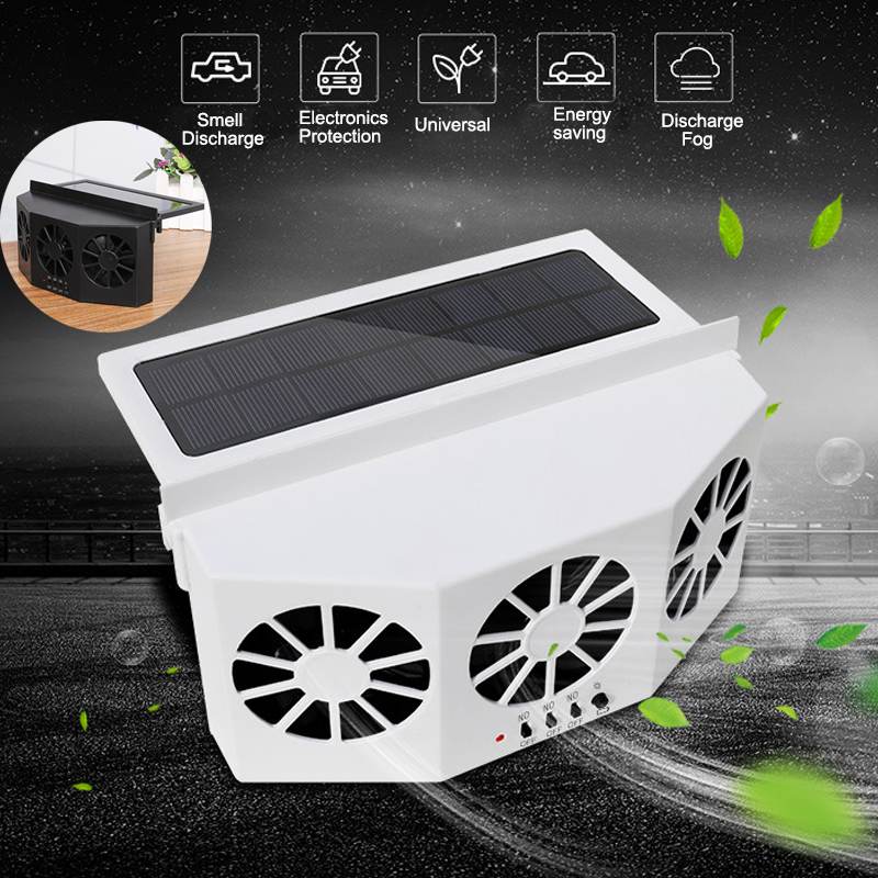 Auto Car Cooler Radiator Exhaust Fan Air Vent Ventilation Cooling System