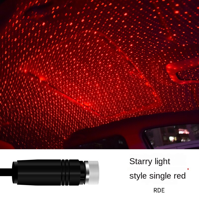 LED Laser Atmosphere Ambient Projector Lights USB Auto Decoration