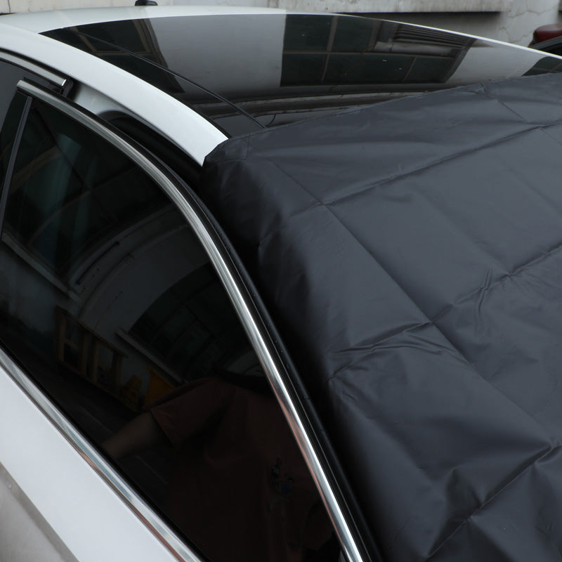 Car Sunshade Magnetic Windshield Silver Waterproof Dust Protector