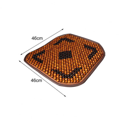 Seat Summer Breathable Ventilated Wooden Bead Seat Cushion