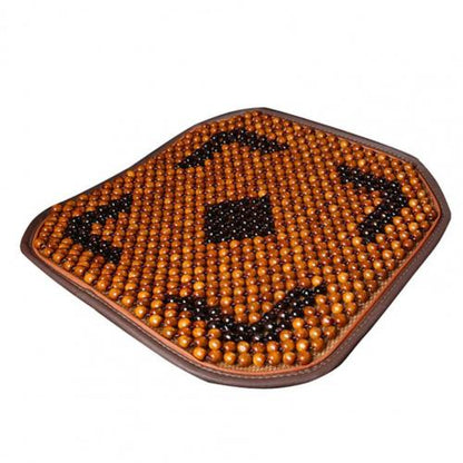 Summer Breathable Ventilated Car Front Wooden Bead Seat Cushion