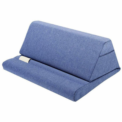 Tablet PC Stand Holder Computer Cushion Linen Cotton Lightweight Storage