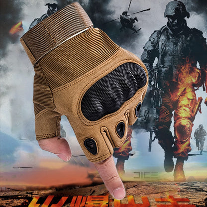 Motorcycle Gloves Artificial Leather Full Finger Protective Gear Racing Biker Riding