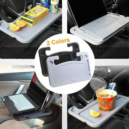 Universal Car Desk Laptop Table Steering Portable Eat Work Drink Organizer