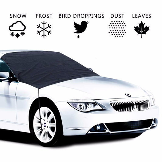 Car Windscreen Universal Magnetic HalfCover Sun Snow Ice Frost Wind Protector