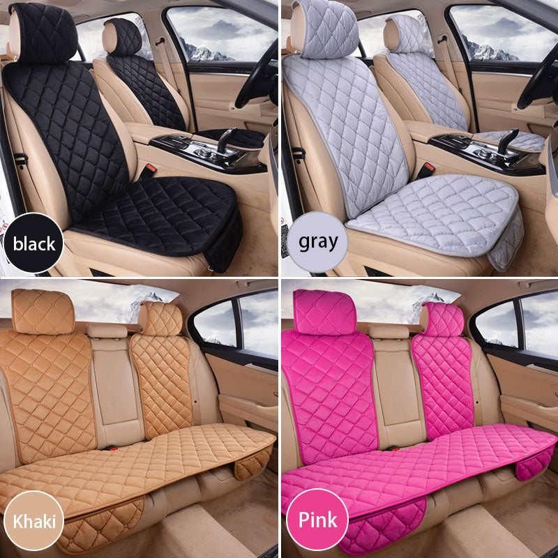 Car Seat Universal Breathable Soft  Plush Pads Chair Full Mats