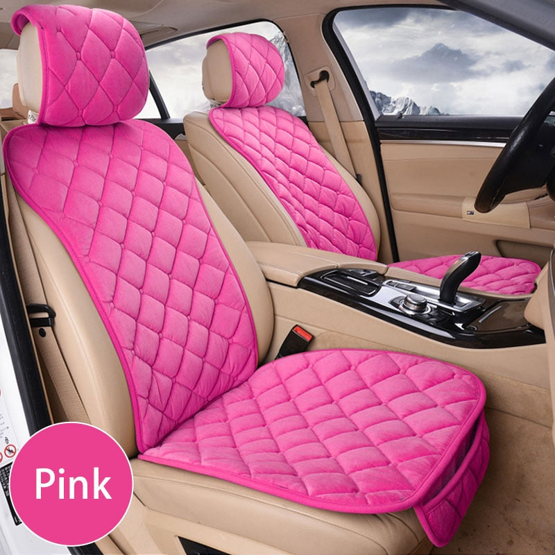 Car Seat Universal Breathable Soft  Plush Pads Chair Full Mats