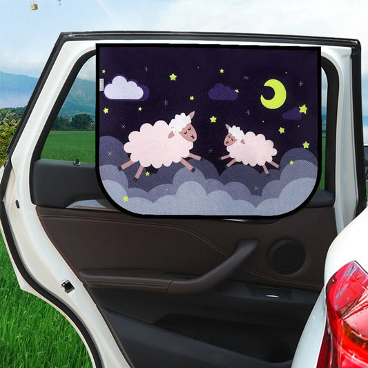 Car Universal UV Protect Curtain Side Window Sunshade