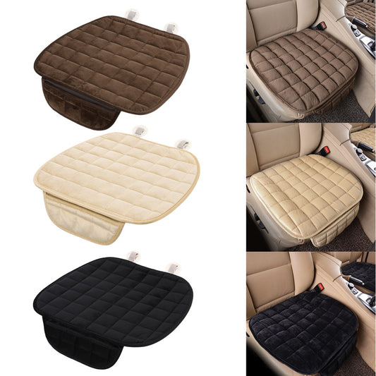 Universal Vehicle Seat Breathable Pad Car Plush Anti-Slip Seat Cushion
