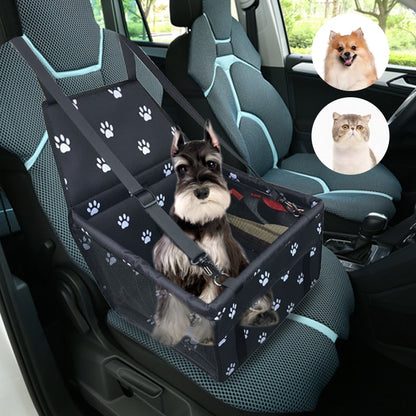 Car Pet Safety Seat Basket Cat Dog Travel Mesh Hanging Waterproof Protection