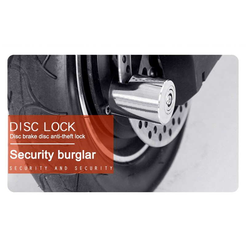 Security Anti Theft  Motorcycle Bicycle Disk Brake Rotor Lock Alarm