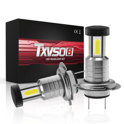 Car LED Headlight Bulb Defend Fog Waterproof Lights 2 Pcs