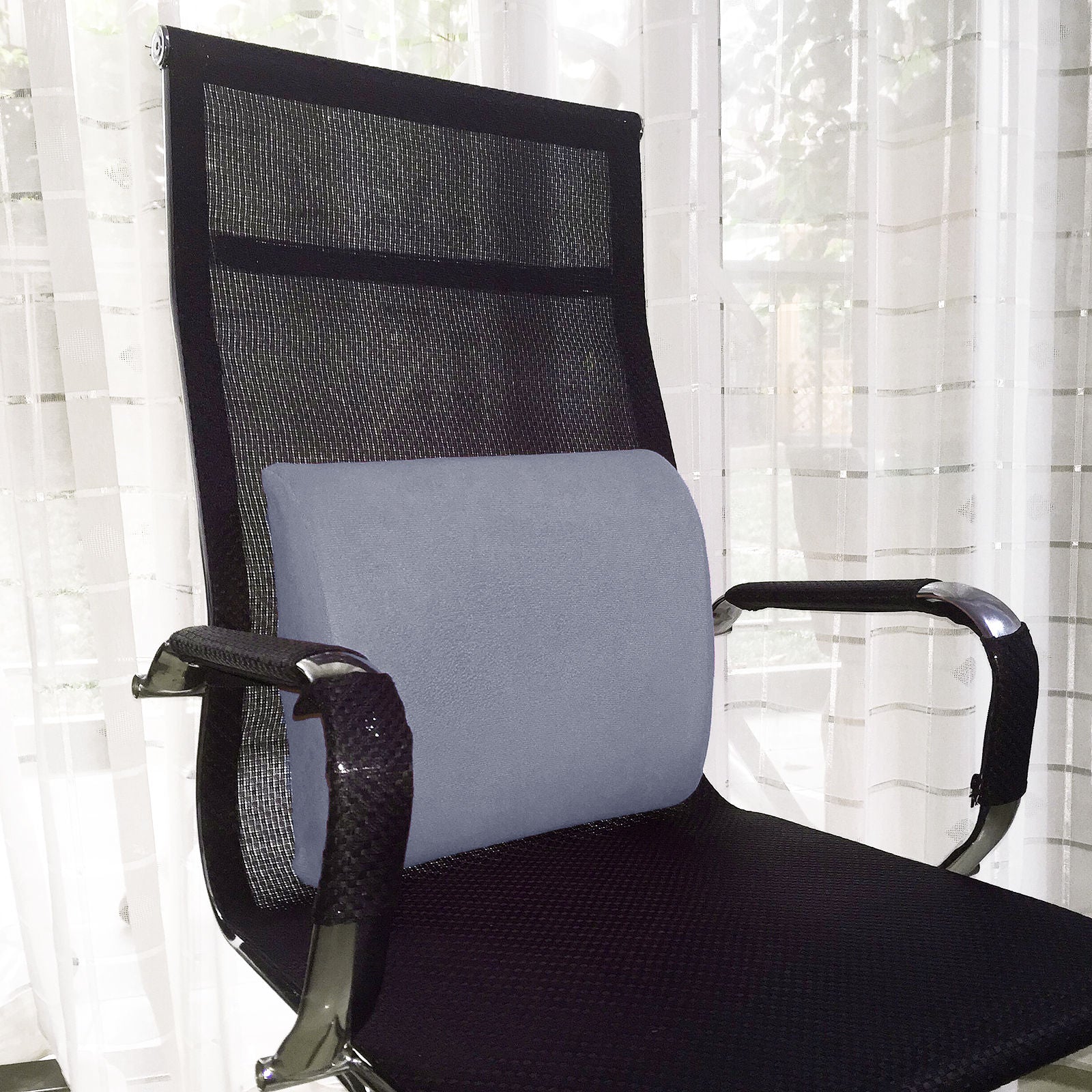 Car Cushion Premium Memory Foam Lumbar Back Support Seat Office Chair