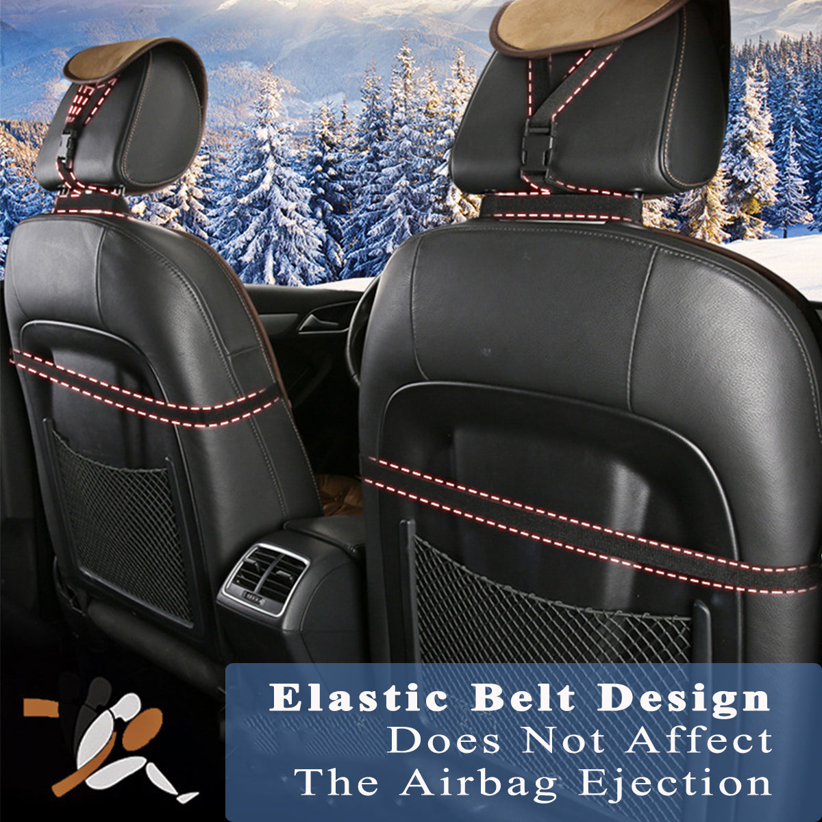 Car Warm Seat Cushion Winter Plush Comfortable Universal Protection Pad 1 Pcs