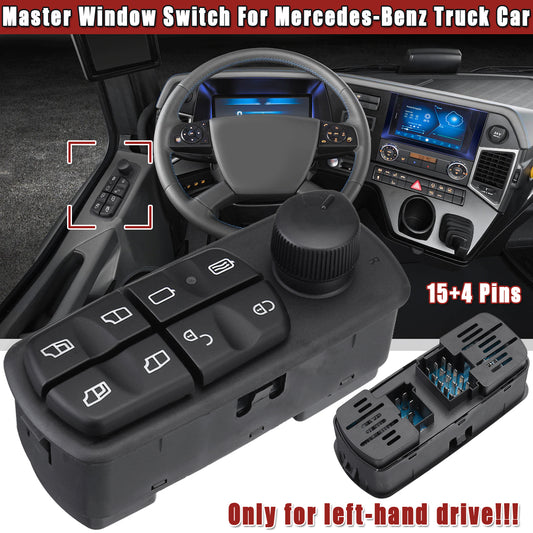 Master Power Control Window Mirror Switch 15+4Pin LHD