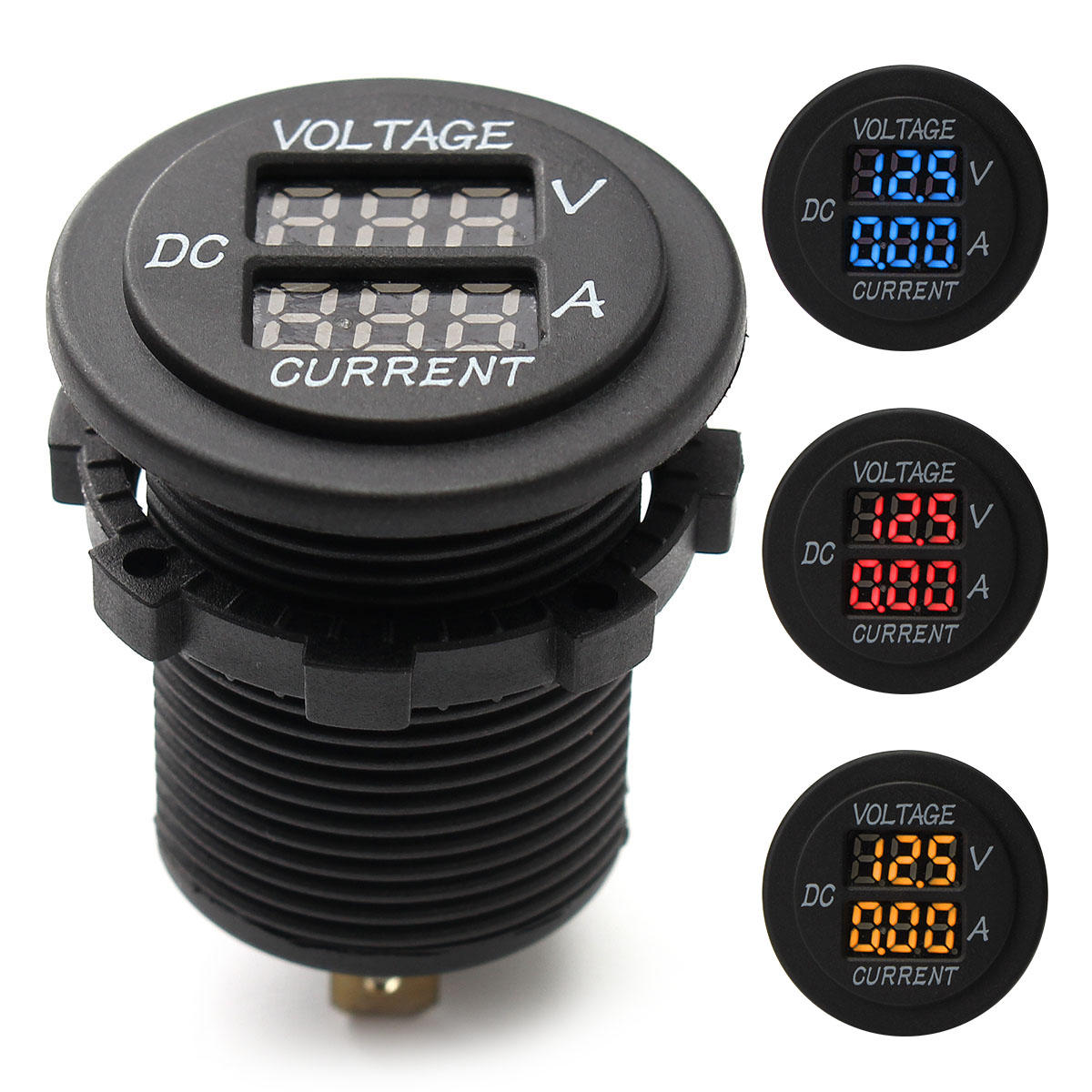 Car Voltmeter Ammeter LED Display Digital Tool