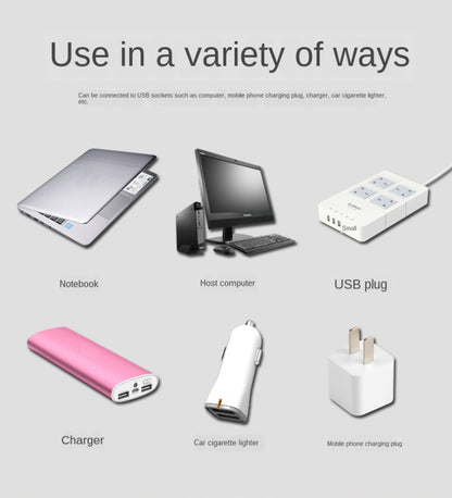 LED Laser Atmosphere Ambient Projector Lights USB Auto Decoration