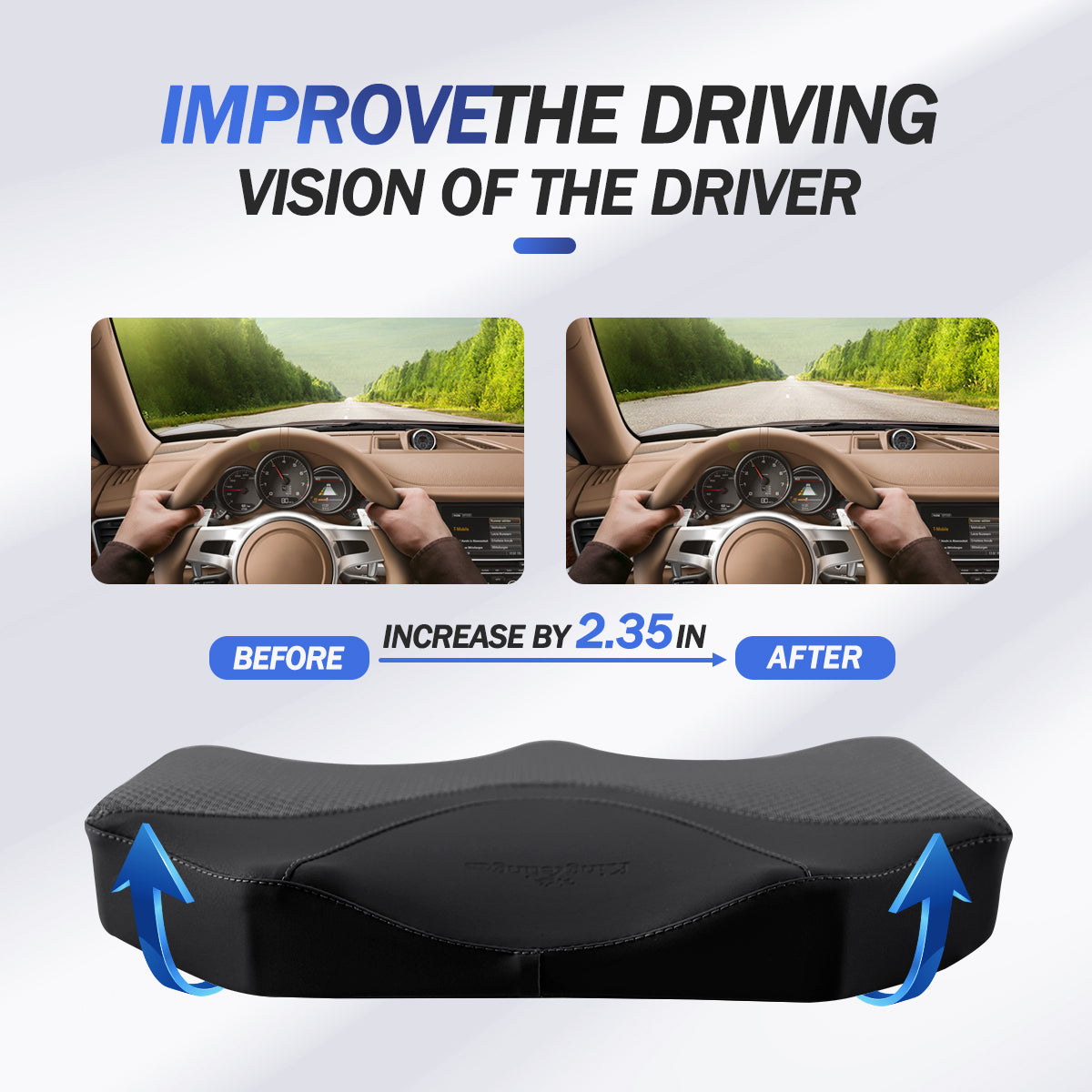 Car Seat Cushion Universal Fit for Most Of Auto SUV Truck Driving