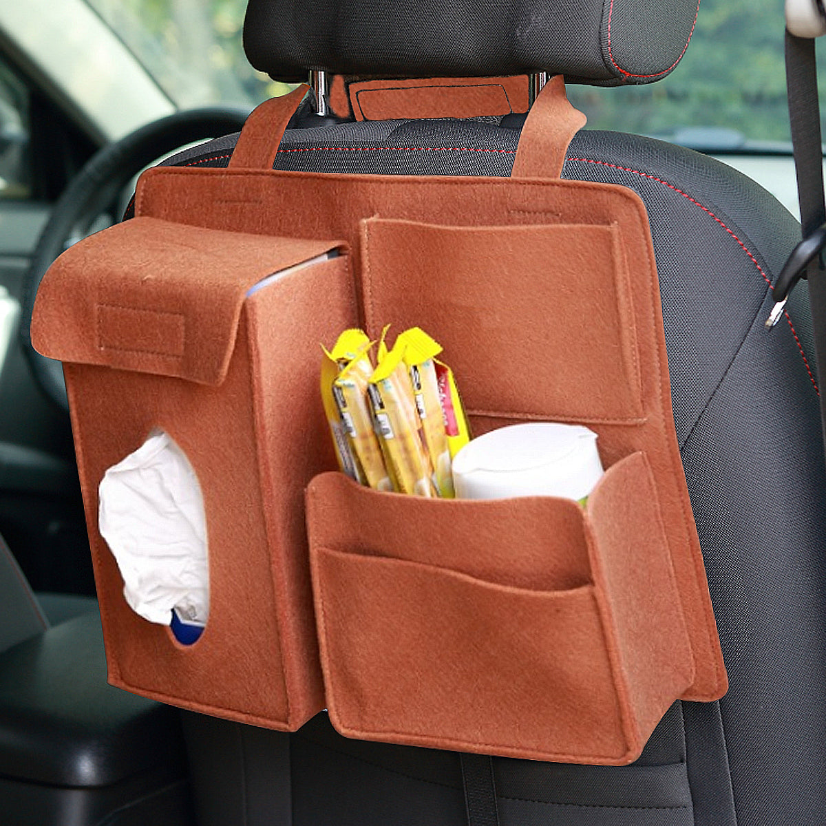 Car Seat Back Multi Pocket Organizer Storage Bag