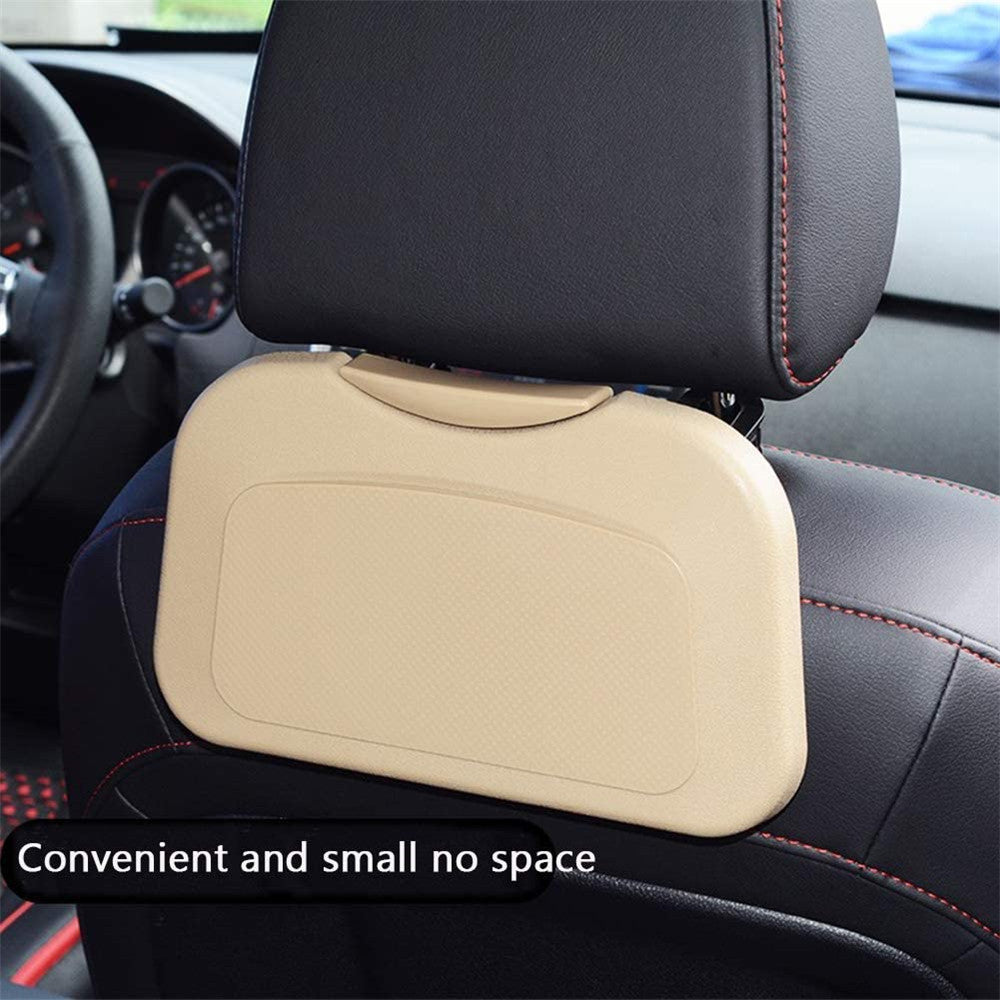 Car Meal Plate Cup Holder Organizer Backseat Food Tray with Bottle