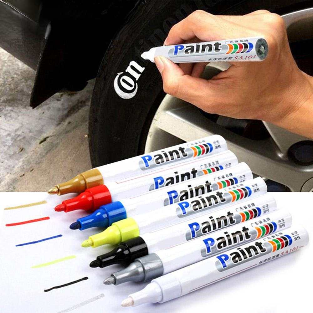 Car Clean Wheel Tire Oily Mark Pen Rubber Tyre Paint