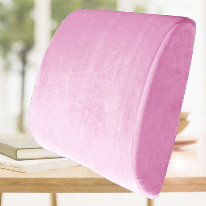 Car Cushion Premium Memory Foam Lumbar Back Support Seat Office Chair