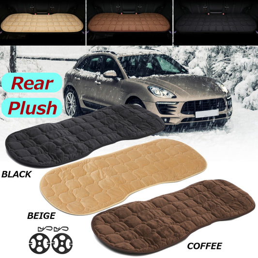 Car Seat Cover Cushion Universal Plush Rear Warm Pad