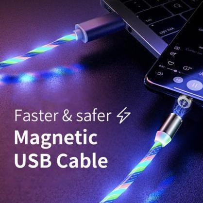 Phone 3 in 1 LED Magnetic USB Charger