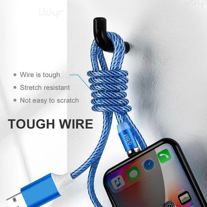 Phone 3 in 1 LED Magnetic USB Charger