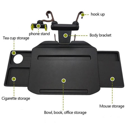 Car Tray Portable  Laptop Table Organizer Phone Holder