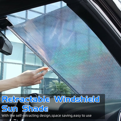Car Retractable Windshield Sun Shade Front Window Folding Cover