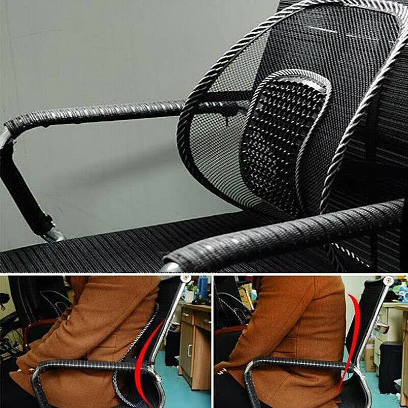 Universal Car Back Support Massage Lumbar Waist Seat Cushion