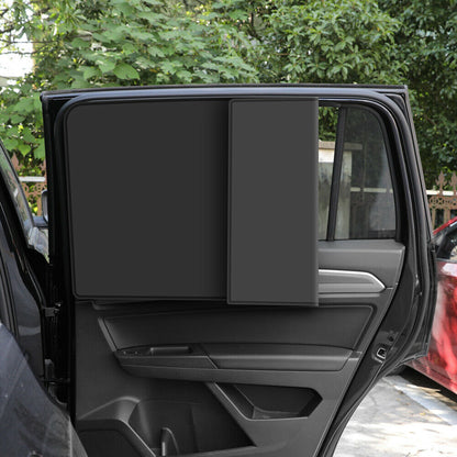 Car Magnetic Side Rear Window Sun Shade Mesh Shield UV Protection 2 Pcs