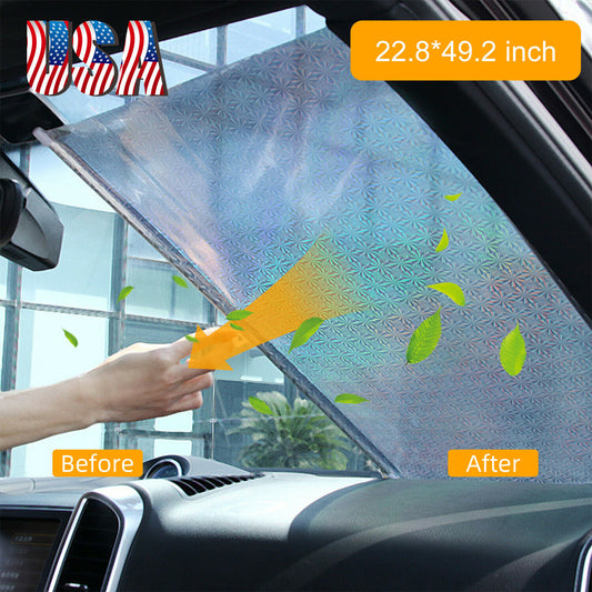 Car Retractable Windshield Sun Shade Front Window Folding Cover