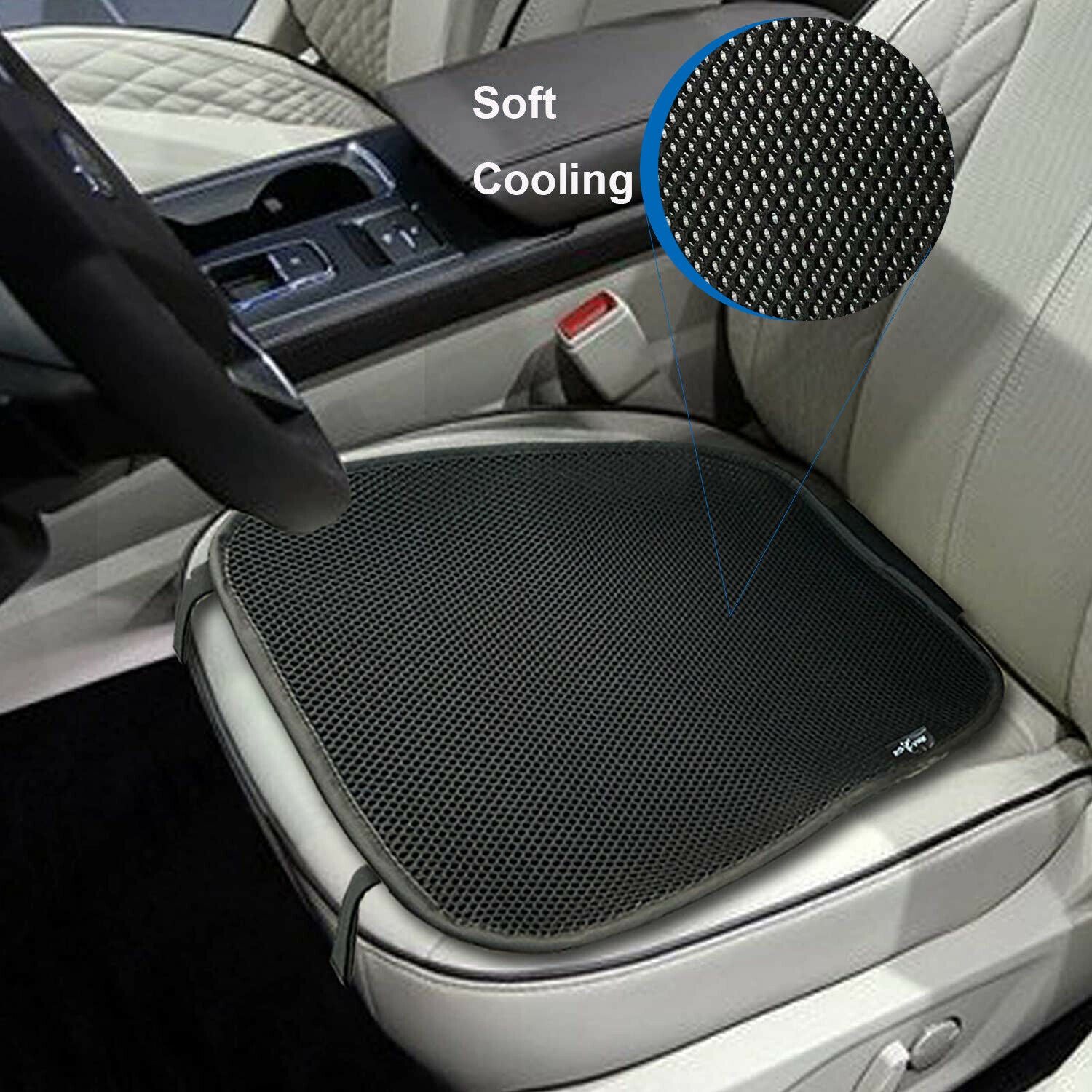 Car Breathable Linen Universal Protector Back Seat Cushion
