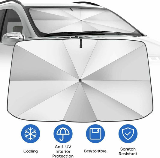 Car Windshield Sunshade Cover Umbrella Foldable Front Window Visor Sun Shade
