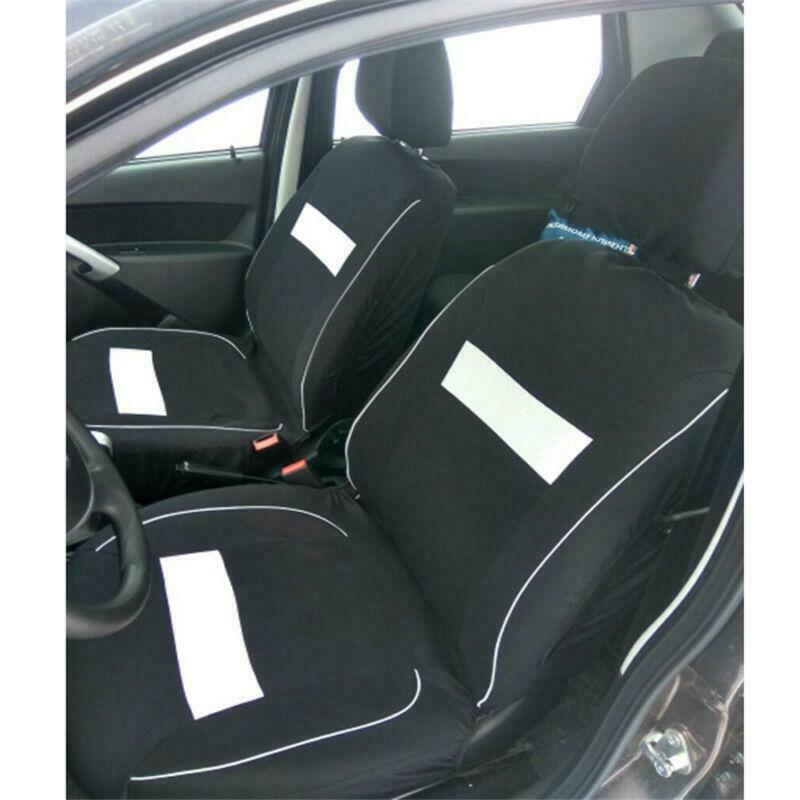 Car Front Rear Seat Cushion Protector Durable Polyester Set 5 Pcs