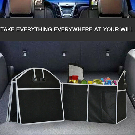 Car Truck Auto Organizer Collapsible Folding Storage Bin Bag